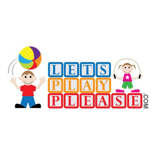 Logo for "Lets Play Please"