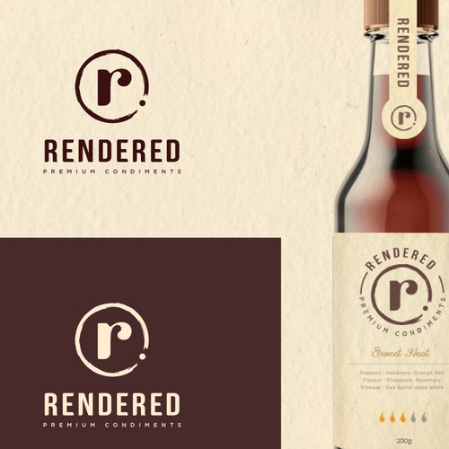 Logo & packaging concept for Luxury Condiments