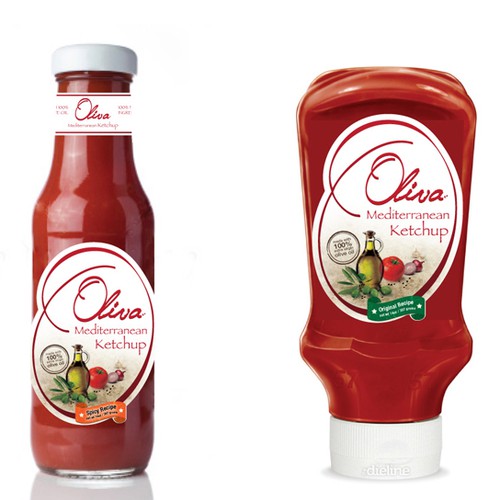 New product label wanted for "Oliva" Mediterranean Ketchup!