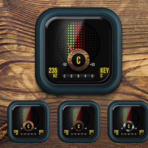 Guitar tuner icon