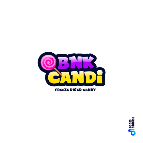 Design a colorful candy logo for our candy company