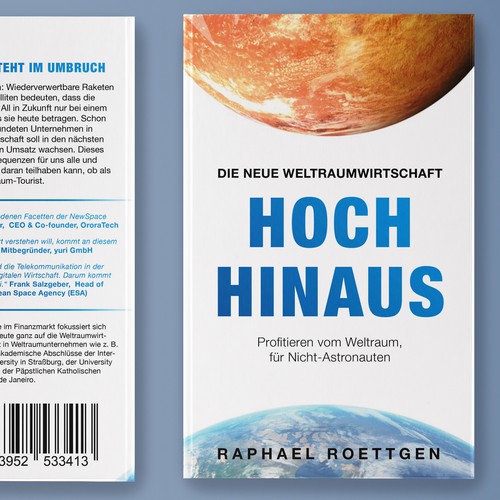 Cover Design for a Space Business Book