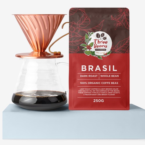 Label coffee design