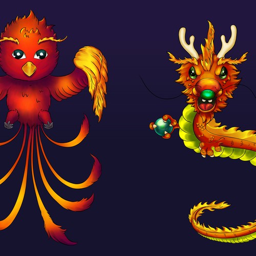 dragon & phoenix