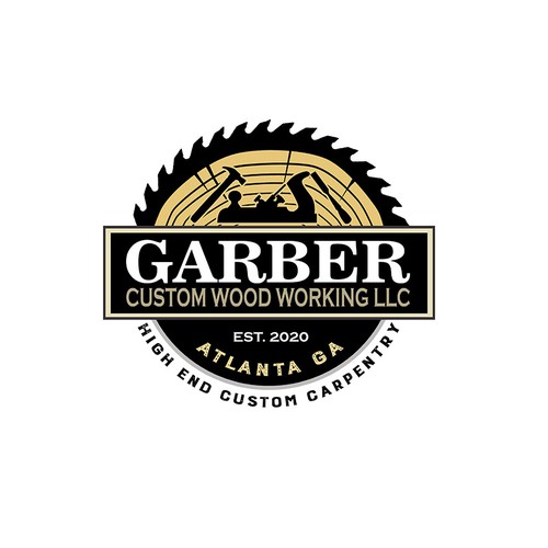 garber logo badge design