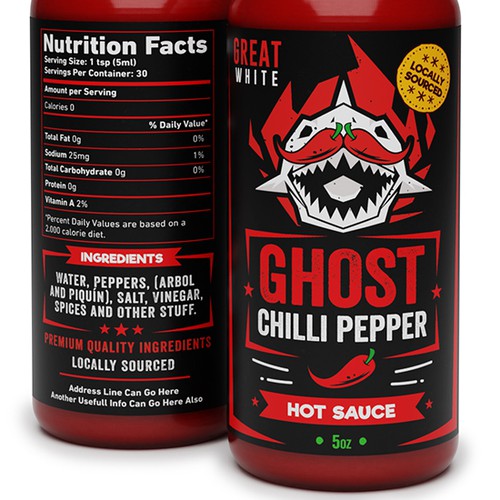 Chilli Pepper Label Design