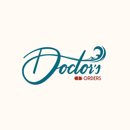 Logo concept for houseboat named "Doctor’s orders"