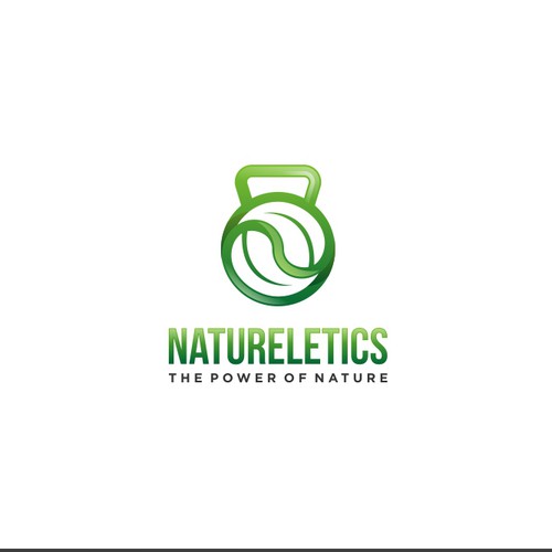 Create a Logo with muscle, strength in combination with nature