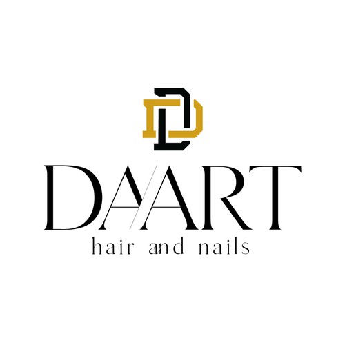 Logo design for DAART hair and nails