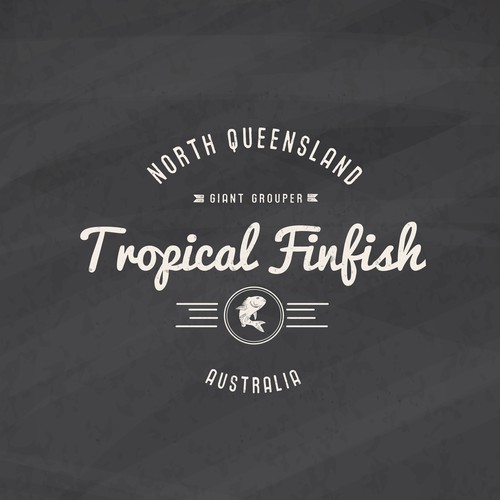 Vintage logo for Tropical Finfish