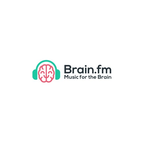 Fun, Interactive Logo for logo the world will see. Brain.fm 
