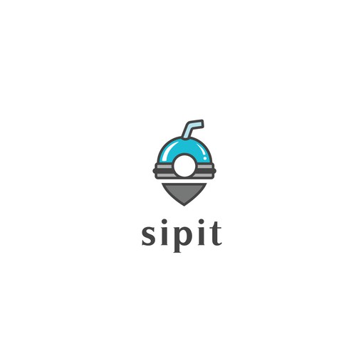 Logo for a beverage delivery app