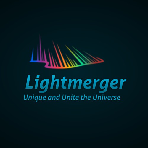 Bold, Imaginative Logo brings people together - Join LIGHTMERGER