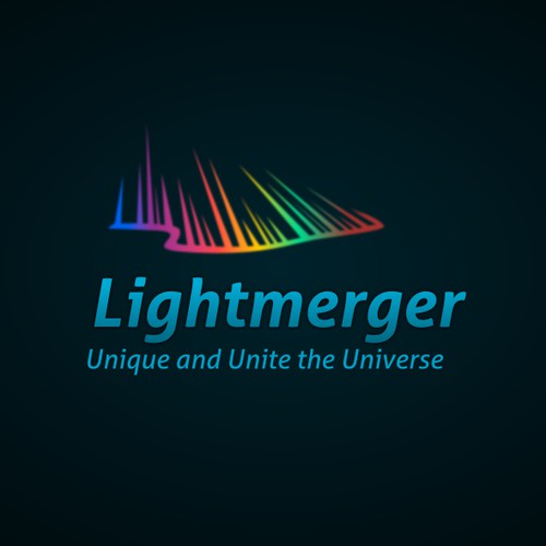 Bold, Imaginative Logo brings people together - Join LIGHTMERGER