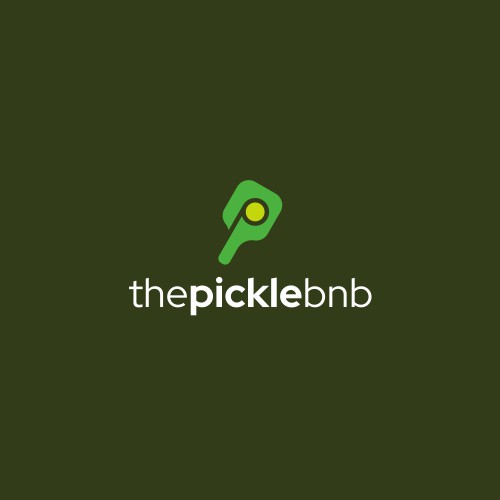 Playful logo for short-term rental business: The Pickle BnB