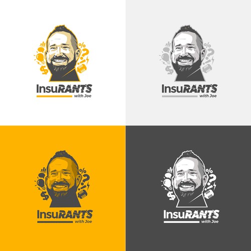 Logo for an Insurance Podcast