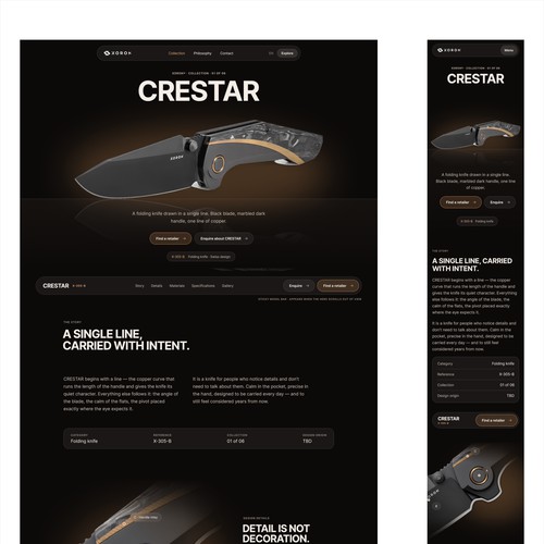 Design concept for XORON.