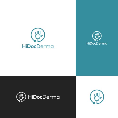 logo concept for HiDocDerma