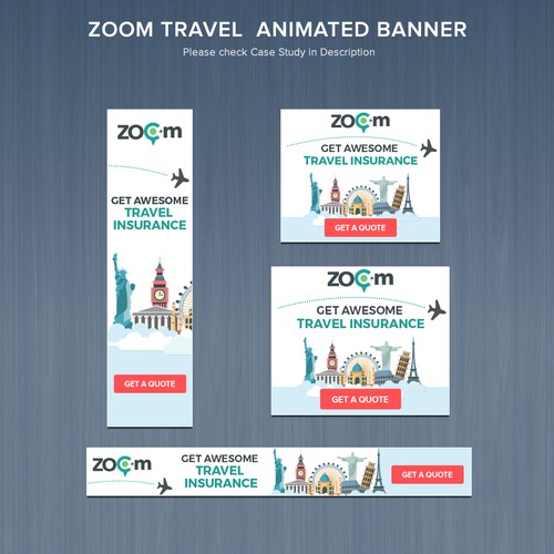  Travel Insurance HTML5 Animated Banner