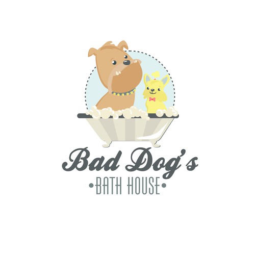 Help Bad Dog's Bath House with a new logo