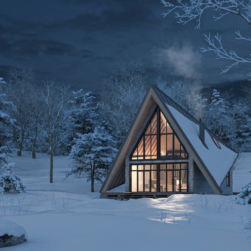 Winter Cabin