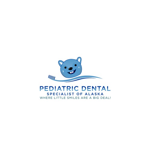 Cute Pediatric Dental Office Logo