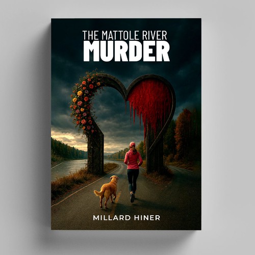 Book cover for a fiction thriller