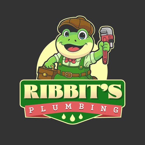 Fun logo for plumbing company
