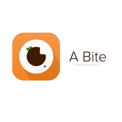 Create iOS App Icon for new Foodie Social Network, A Bite