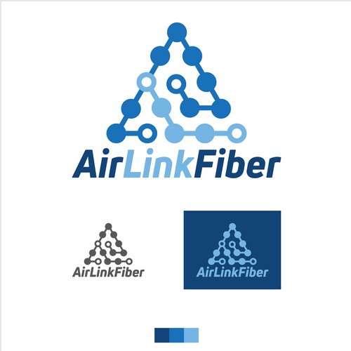 Logo Design for AIR LINK FIBER