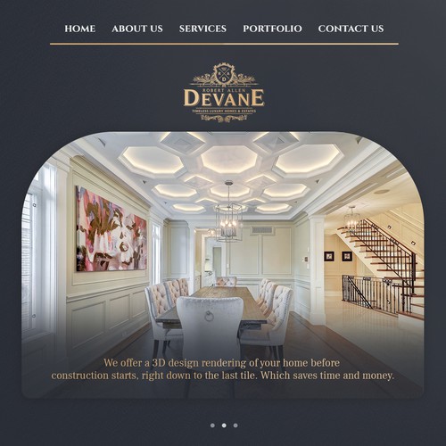 Robert Devane Website Custom Luxury Homes & Designs