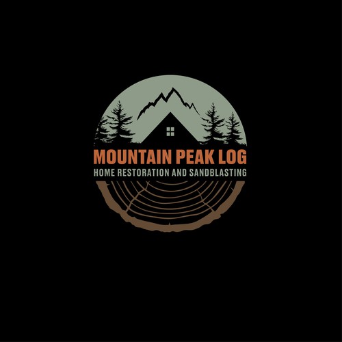 Mountain Peak Log Home Restorations & Blasting