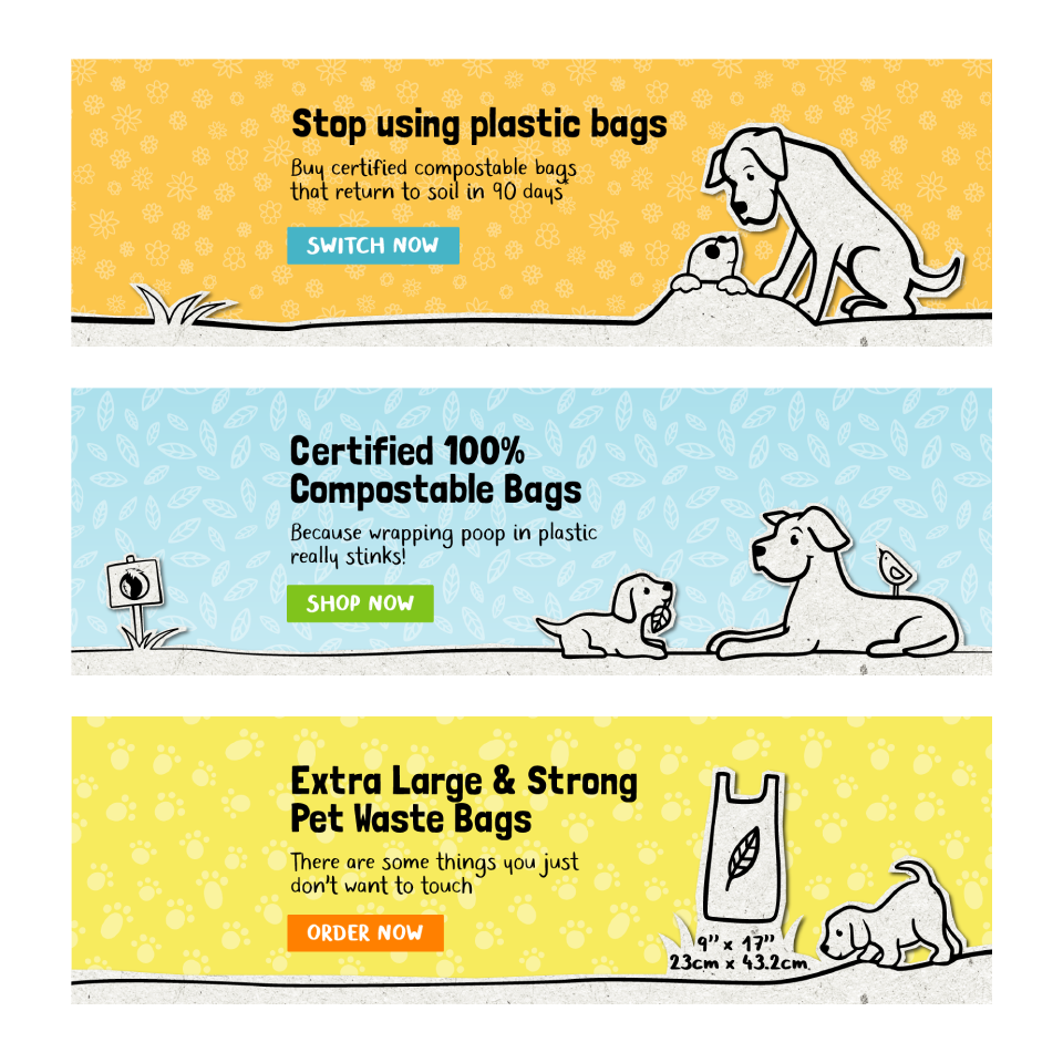 Planet Poop Website Elements