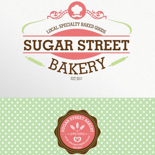 Create a sweet design for Sugar Street Bakery