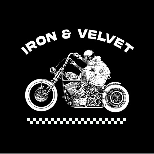 Men's T-shirt design for an edgy and rebellious brand - Motorcycle Rider