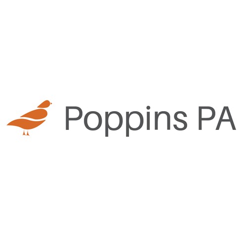 Create a professional logo for virtual business - Poppins PA