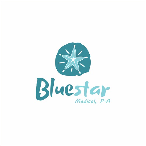 logo concept for Bluestar Medical