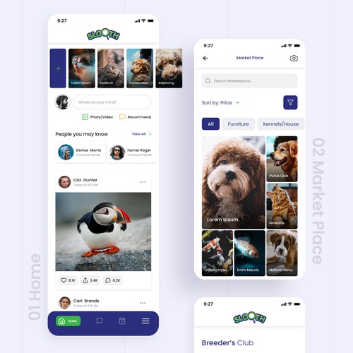 App designs for pets and vets