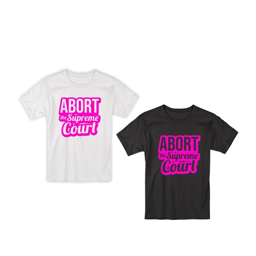 T-Shirt Design to Show Support for Abortion Rights