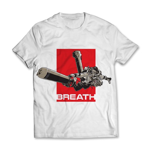 Breath T-shirt Design