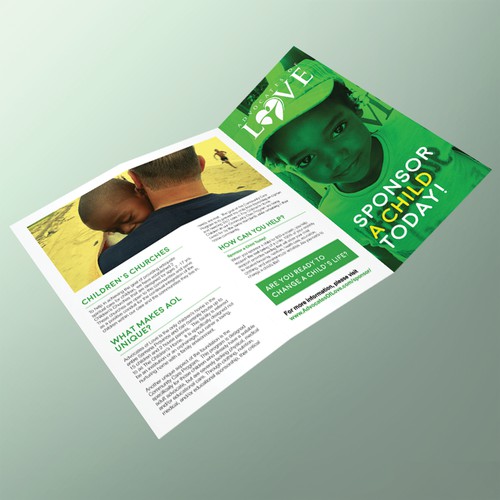 green brochure