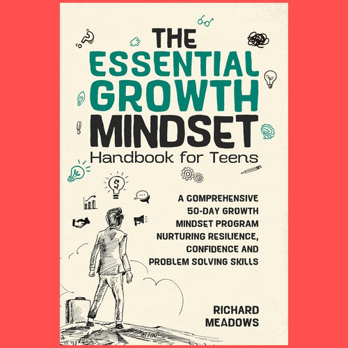 Book cover for a teen growth mindset book