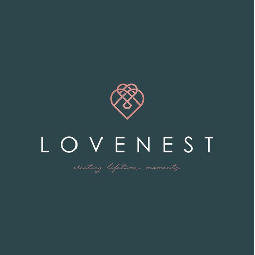 concept logo for lovenest