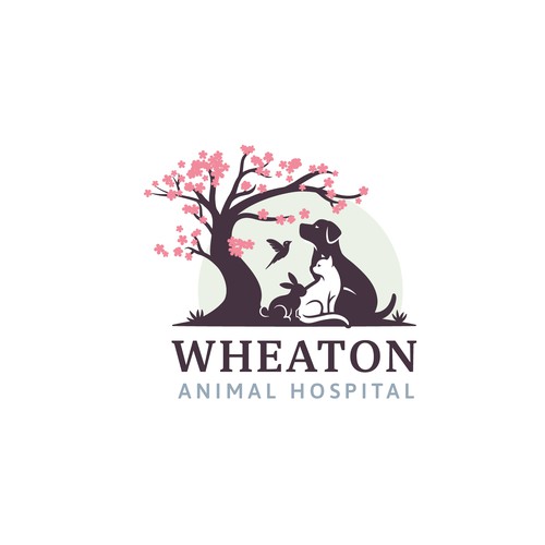 Mature and feminine logo design for Wheaton Animal Hospital 