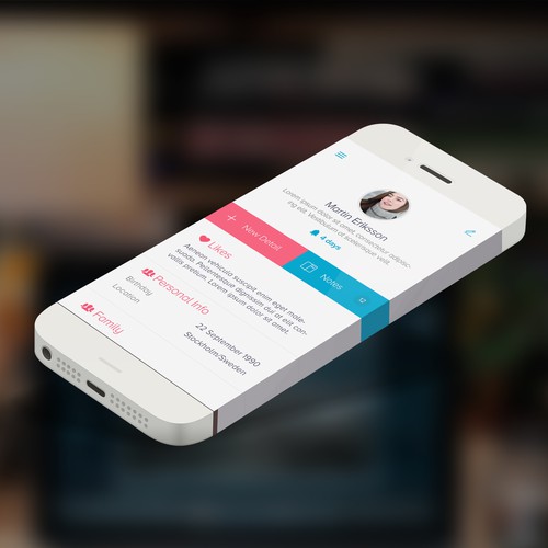 Revere Profile App Concept