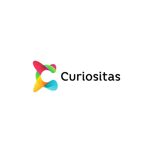 Bright and colorful logo for curiositas