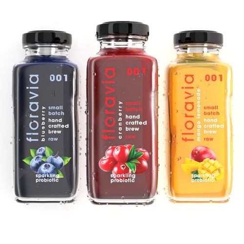 Label design for new Probiotic Drink.