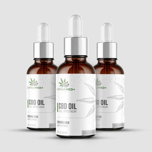 CannaMed+ CBD products in form of oils