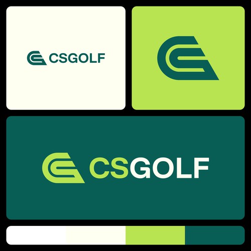 Minimal logo for Golf brand