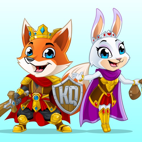 KidQuest Kingdom CHARACTER and LOGO DESIGN